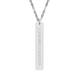 Four Pipes Four Ever Pendant Necklace.